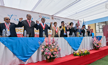 Presentación de la firma del convenio